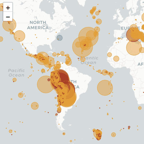 Customize color, transparency and size of bubbles in folium bubble maps