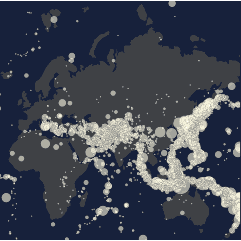 Customize style and colors in bubble maps